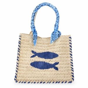 SOOO CUTE! 👜 🐟
WOVEN STRAW BAG W/ MAGNETC SNAP CLOSURE